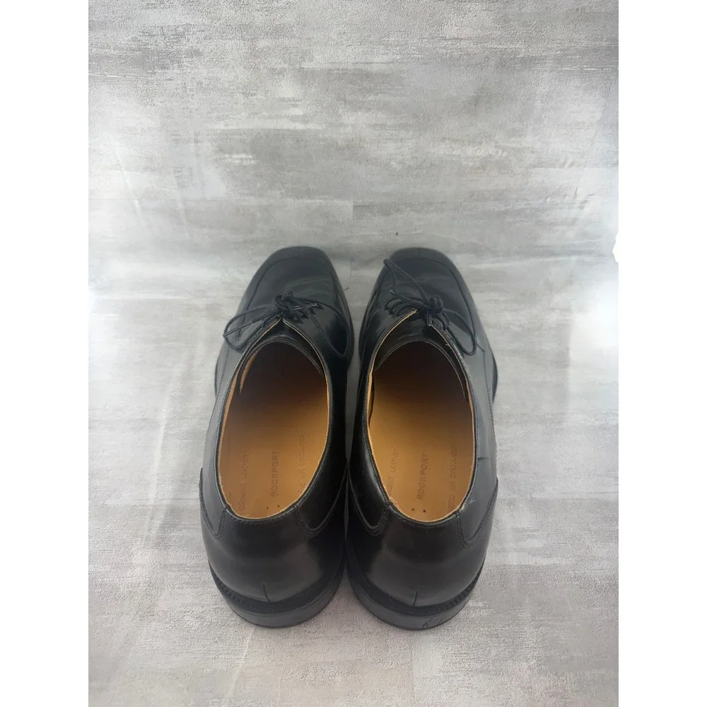 Rockport Men Black Leather Split Toe Oxford Dress Shoes APM12351 Size 15M